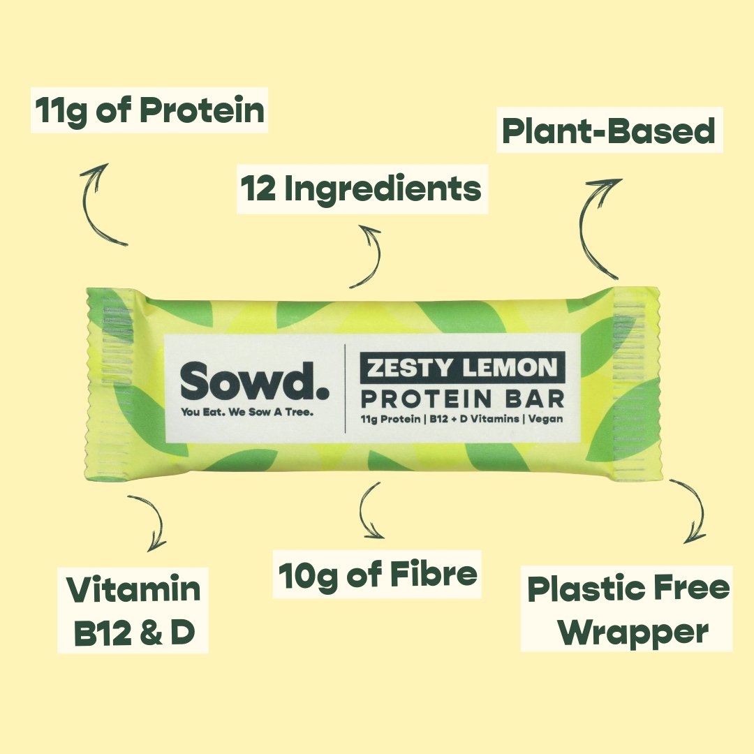 Zesty Lemon Protein Bars